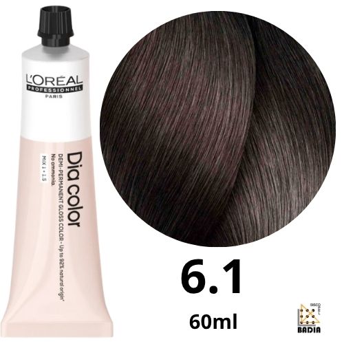 Tinte Semi-Permanente Dia Color 6.1 Rubio Oscuro Ceniza 60ml L'Oréal Tinte Semi-Permanente Dia Color 6.1 Rubio Oscuro Ceniza 60ml L'Oréal