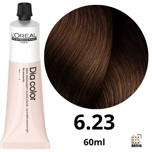 Tinte Semi-Permanente Dia Color 6.23 Rubio Oscuro Irisado Dorado 60ml L'Oréal