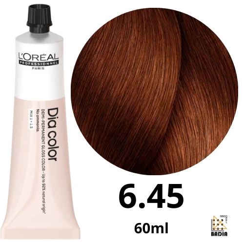 Tinte Semi-Permanente Dia Color 6.45 Caoba Cobrizo Oscuro 60ml L'Oréal Tinte Semi-Permanente Dia Color 6.45 Caoba Cobrizo Oscuro 60ml L'Oréal