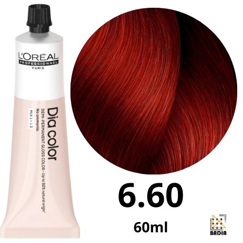 Tinte Semi-Permanente Dia Color 6.60 Rubio Oscuro Rojizo Intenso 60ml L'Oréal