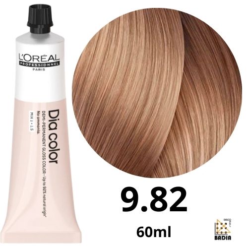 Tinte Semi-Permanente Dia Color 9.82 Rubio Muy Claro Moca Irisado 60ml L'Oréal