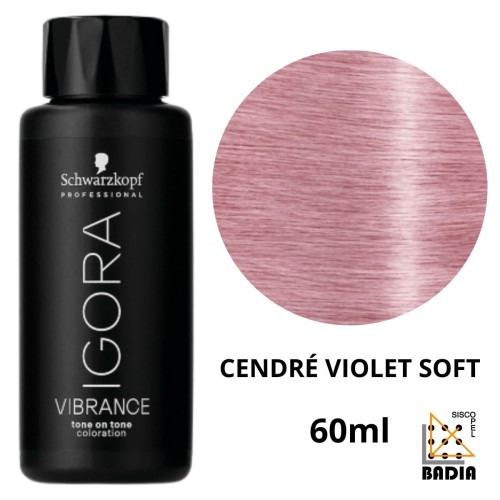 Tinte Semipermanente Schwarzkopf Igora Vibrance Cendré Violet Soft Toner de 60ml Tinte Semipermanente Schwarzkopf Igora Vibrance Cendré Violet Soft Toner de 60ml