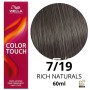 Tinte Semipermanente Wella Professionals Color Touch Rich Naturals 7/19 Rubio Medio Ceniza de 60ml