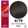 Tinte Semipermanente Wella Professionals Color Touch Rich Naturals 4/19 Castaño Medio Ceniza de 60ml Tinte Semipermanente Wella Professionals Color Touch Rich Naturals 4/19 Castaño Medio Ceniza de 60ml