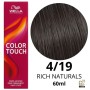 Tinte Semipermanente Wella Professionals Color Touch Rich Naturals 4/19 Castaño Medio Ceniza de 60ml