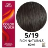 Tinte Semipermanente Wella Professionals Color Touch Rich Naturals 5/19 Marrón Claro Ceniza de 60ml Tinte Semipermanente Wella Professionals Color Touch Rich Naturals 5/19 Marrón Claro Ceniza de 60ml