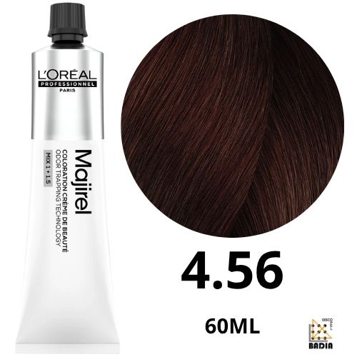 Tinte Permanente L'Oreal Professionel Majirel 4.56 Castaño Medio Caoba Rojo de 60ml Tinte Permanente L'Oreal Professionel Majirel 4.56 Castaño Medio Caoba Rojo de 60ml