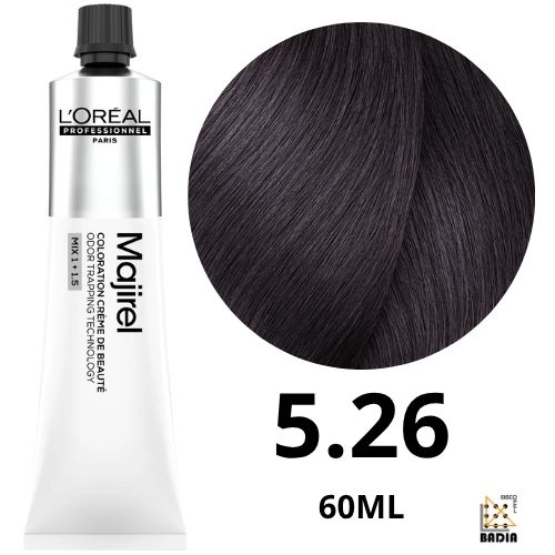 Tinte Permanente L'Oreal Professionel Majirel 5.26 Castaño Claro Irisado de 60ml Tinte Permanente L'Oreal Professionel Majirel 5.26 Castaño Claro Irisado de 60ml