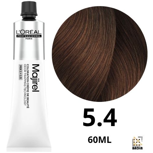 Tinte Permanente L'Oreal Professionel Majirel 5.4 Castaño Claro Cobrizo de 60ml Tinte Permanente L'Oreal Professionel Majirel 5.4 Castaño Claro Cobrizo de 60ml