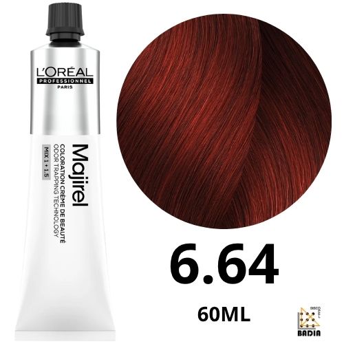 Tinte Permanente L'Oreal Professionel Majirel 6.64 Rubio Oscuro Rojo Cobrizo 60ml Tinte Permanente L'Oreal Professionel Majirel 6.64 Rubio Oscuro Rojo Cobrizo 60ml
