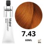 Tinte Permanente L'Oreal Professionel Majirel 7.43 Rubio Cobrizo Dorado 60ml