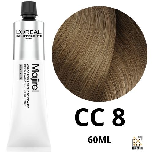 Tinte Permanente L'Oreal Professionel Majirel Cool Cover 8 Castaño Claro 60ml