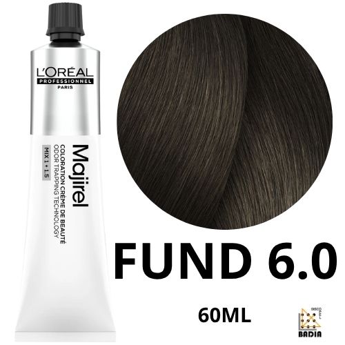 Tinte Permanente L'Oreal Professionel Majirel Fundamental 6.0 Rubio Oscuro Profundo 60ml Tinte Permanente L'Oreal Professionel Majirel Fundamental 6.0 Rubio Oscuro Profundo 60ml