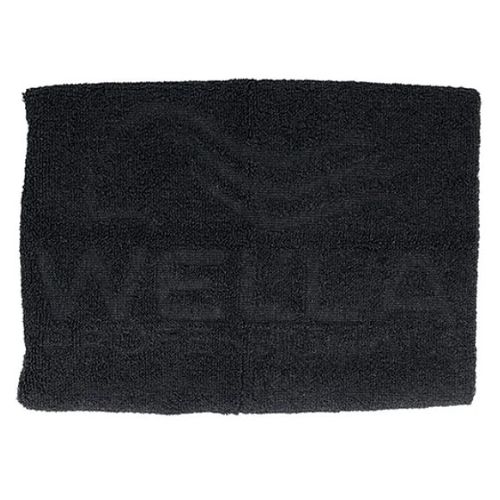 Toalla Peluquería Wella Professionals Negra 100x50cm Toalla Peluquería Wella Professionals Negra 100x50cm