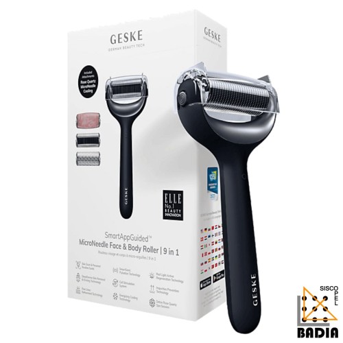 Rodillo de Microneedling Facial y Corporal Geske Microneedle Face&Body 9 In 1 en Black Rodillo de Microneedling Facial y Corporal Geske Microneedle Face&Body 9 In 1 en Black