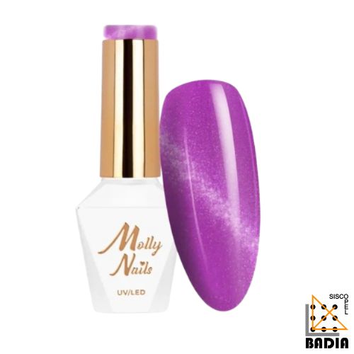 Esmalte Semipermanente Molly Lac Cat Eye Pastel Violet nº 273 de 8g Esmalte Semipermanente Molly Lac Cat Eye Pastel Violet nº 273 de 8g
