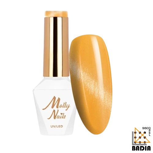 Esmalte Semipermanente Molly Lac Cat Eye Pastel Honey nº 277 de 8g Esmalte Semipermanente Molly Lac Cat Eye Pastel Honey nº 277 de 8g