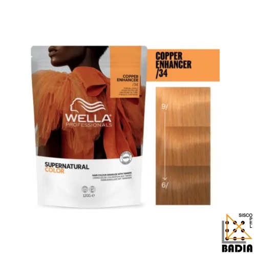 Tinte Vegetal Wella Professionals Supernatural /34 Copper Enhancer de 120g Tinte Vegetal Wella Professionals Supernatural /34 Copper Enhancer de 120g