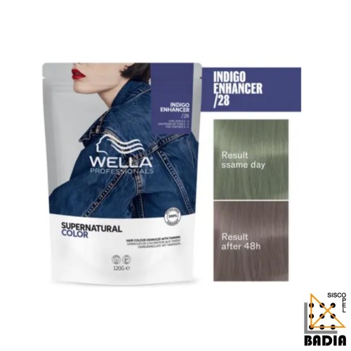 Tinte Vegetal Wella Professionals Supernatural /28 Indigo Enhancer de 120g Tinte Vegetal Wella Professionals Supernatural /28 Indigo Enhancer de 120g