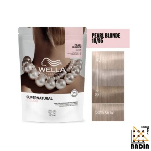 Tinte Vegetal Wella Professional Supernatural 10/95 Pearl Blonde de 120g Tinte Vegetal Wella Professional Supernatural 10/95 Pearl Blonde de 120g