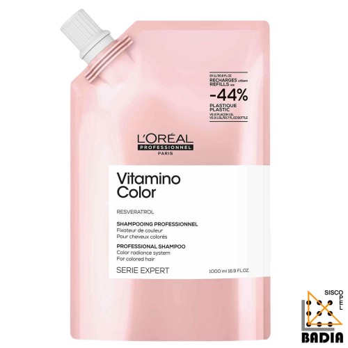 Recarga Champú Capilar L'Oreal Professionel Vitamino Color Serie Expert de 1000ml Recarga Champú Capilar L'Oreal Professionel Vitamino Color Serie Expert de 1000ml