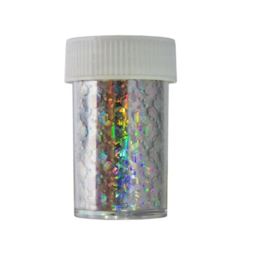 Foil Transfer Rombos Glitter Holográfico MollyLac