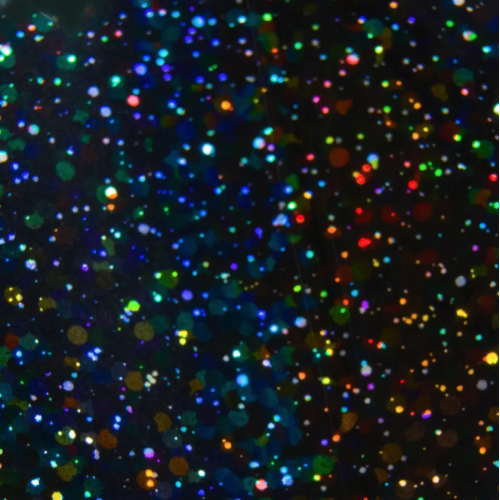 Foil Transfer Negro Glitter Holográfico MollyLac