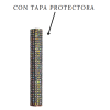 Pincel para Uñas Gel Kaitei Nº6 Ovalado con Brillantes Pincel para Uñas Gel Kaitei Nº6 Ovalado con Brillantes