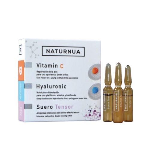 Pack 3 Ampollas x 2ml (Vitamina C+ Hyaluronic + Suero Tensor) Naturnua