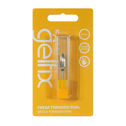 Fresa Tornado Oval Grano Grueso Gelfix Fresa Tornado Oval Grano Grueso Gelfix