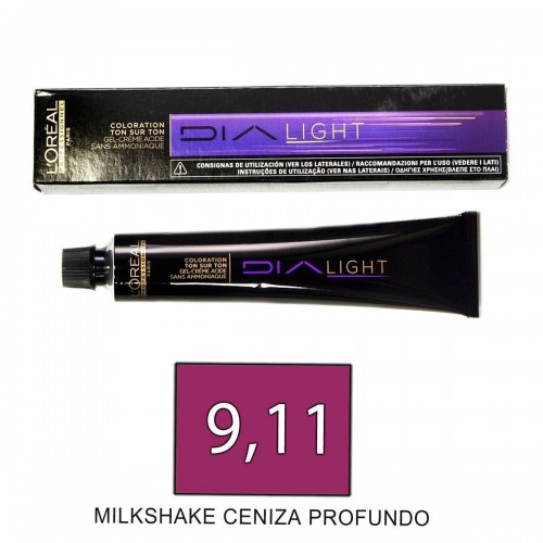Tinte Dialight MilkShake Ceniza Profundo 9.11 L´Oréal