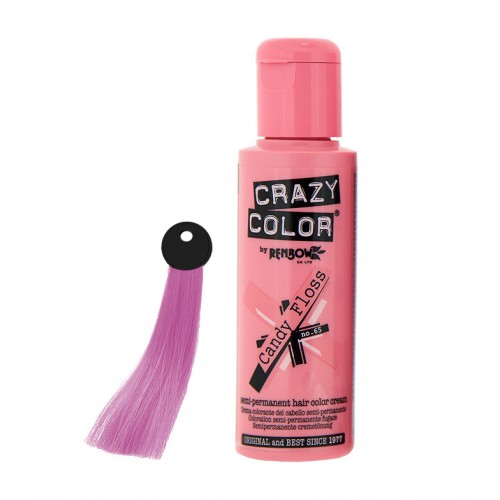 Crema colorante Crazy Color Candy Floss nº65 100ml