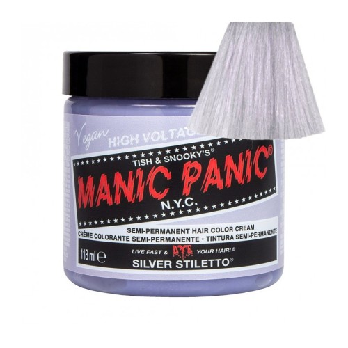 Tinte Fantasía Semipermanente Silver Stiletto Manic Panic Tinte Fantasía Semipermanente Silver Stiletto Manic Panic