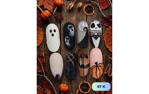 Curso Nail Art: Otoño-Halloween por Victoria (Molly Lac)