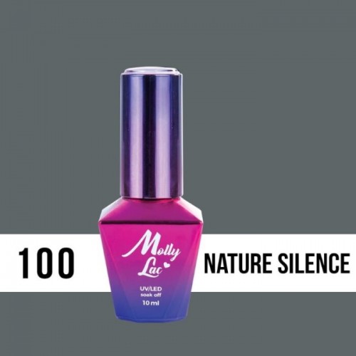 Esmalte semipermanente  100 Nature Silence 10ml  Molly Lac