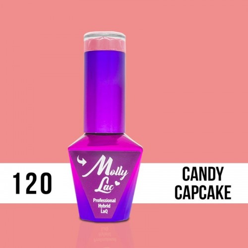Esmalte semipermanente   120 Candy Cupcake 10ml   Molly Lac