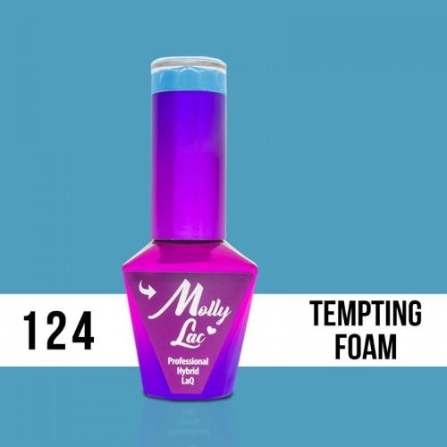 Esmalte semipermanente  124 Tempting Foam 10ml   Molly Lac