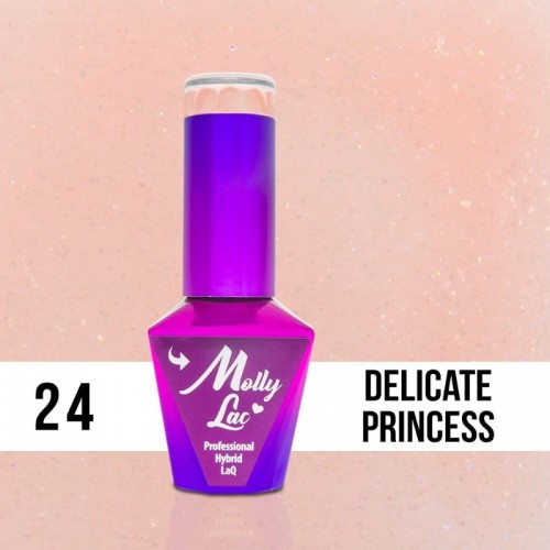 Esmalte semipermanente   Delicate Princess 24 10ml   Molly Lac