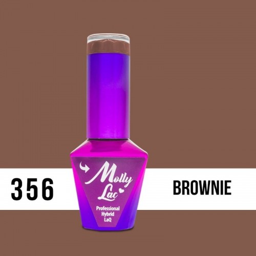 Esmalte semipermanente  Brownie 356 10ml  Molly Lac