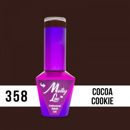 Esmalte semipermanente  Cocoa Cookie 358 10ml  Molly Lac