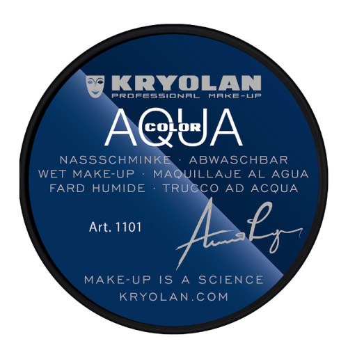 Aquacolor Negro 8ml Kryolan 