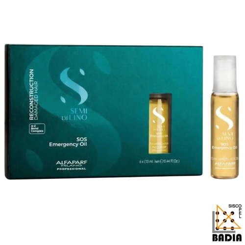 Tratamiento Capilar Reparador Alfaparf Semi di Lino Reparative SOS Emergency Oil de 6x13ml Tratamiento Capilar Reparador Alfaparf Semi di Lino Reparative SOS Emergency Oil de 6x13ml
