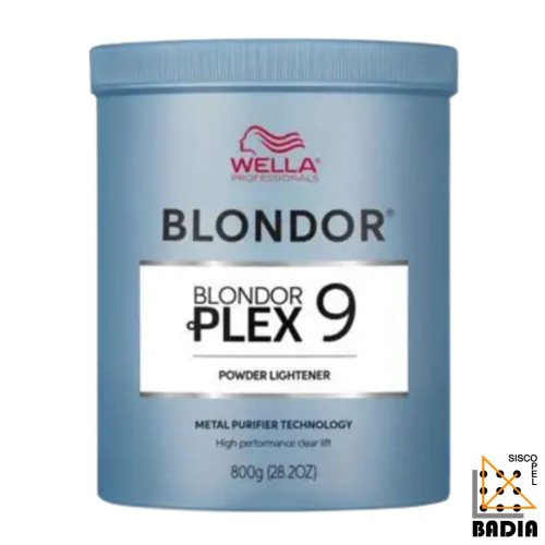 Polvo Decolorante Wella Blondor Plex 9 Metal Purifier de 800g Polvo Decolorante Wella Blondor Plex 9 Metal Purifier de 800g